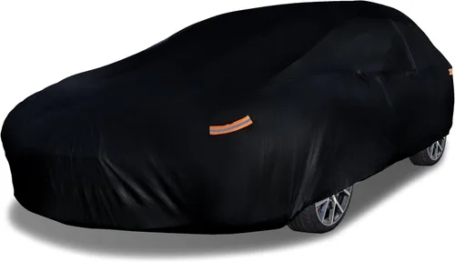 Vista 13 de EzyShade - Funda de 10 capas para auto, sedán y hatchback, impermeable, para todo tipo de clima y exterior, consulta la tabla de tamaños para un