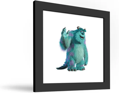 Vista 2 de Trends International Gallery Pops Disney Pixar Monsters Inc. - Póster de pared de Sully, 12 x 12 pulgadas, versión enmarcada en negro