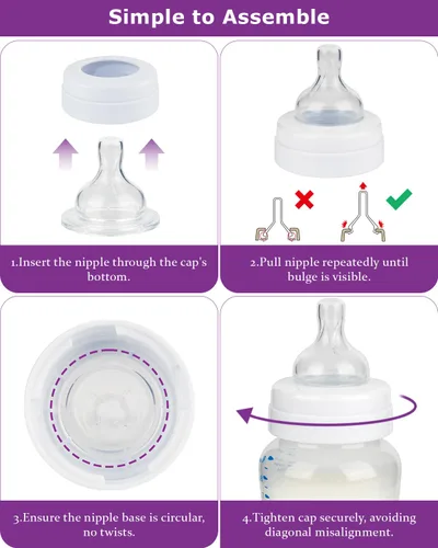 Vista 8 de Pezones de silicona para biberones anticólicos Philips Avent, tamaño 1, para bebés de 1 mes o más, flujo lento, 4