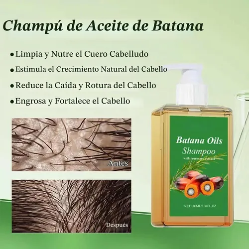 Vista 2 de 2 champús de aceite de batana, champú de aceite de romero, 100% aceite de batana con extracto de romero, champús de batana para la caida