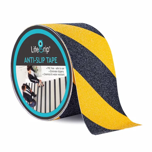 Vista 27 de Lifegrip - Cinta de tracción antideslizante, cinta de fricción de 1 pulgada x 15 pies, el mejor agarre, adhesivo abrasivo para escaleras, peldaños
