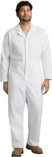 Vista 15 de Red Kap Men's Twill Action Back Coverall With Chest Pockets - Mechanic Coveralls With Concealed Zippers Negro