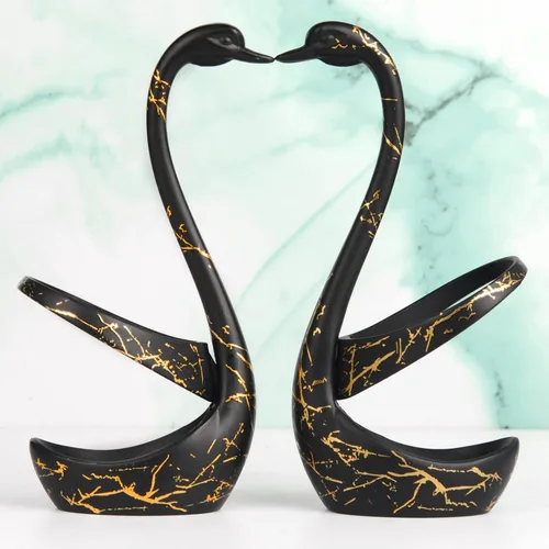 Vista 4 de AnSaw Elegante soporte de base de cisne negro pequeño