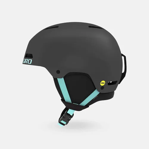 Vista 35 de Giro Ledge MIPS - Casco de nieve (Combo) Matte Trail Green - Polvo de nube verde