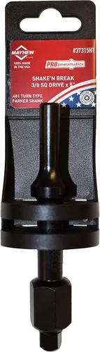 Vista 5 de Mayhew Tools 37316HT Rompedor de Pernos Neumático, Etiqueta Colgante de 1/2", Acabado de Óxido Negro