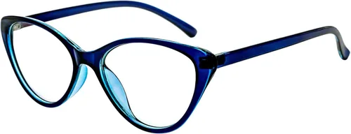 Vista 6 de oriopxic Cat Eye Distance Glasses Womens Nearsighted Myopia Glasses Negro
