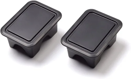Vista 4 de CDEFG Fundas de bolsillo de estaca para riel de cama para RAM 1500 2019 2020 2021 Pickup Truck Bed Rail Stake Hole Caps Stake Pocket Plugs, 2