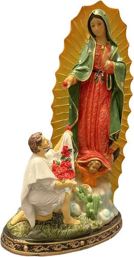 Vista 3 de Virgen De Guadalupe y Sandiego Estatua 12