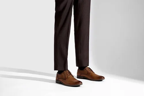 Vista 10 de Vostey Zapatos de vestir para hombre, zapatos Oxford formales, zapatos clásicos con cordones Derby