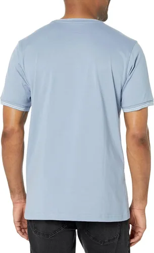 Vista 2 de Psycho Bunny Logan Tee Chambray Azul MD (US Hombre 5), Azul (Chambray Blue)