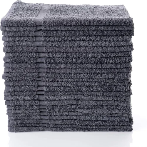 Vista 10 de Simpli-Magic Toallas de baño de algodón, 25 x 50 pulgadas, gris, paquete de 6