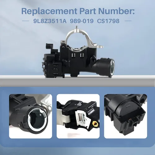 Vista 5 de Cilindro de la vivienda de la cerradura de encendido para Ford Escape Focus Mazda Tribute Replace 989-019 Ignition Lock Cylinder For Escape