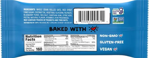 Vista 3 de Bobo's Paquete variado de barras de higo, sabores originales y arándanos (20 unidades) Gluten Free Breakfast Bars, Healthy Snacks for Adults &