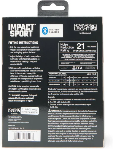 Vista 10 de Howard Leight Impact Sport - Orejera Bluetooth para disparar, color negro, atenuación de ruido de 21 dB, unisex para jóvenes y adultos