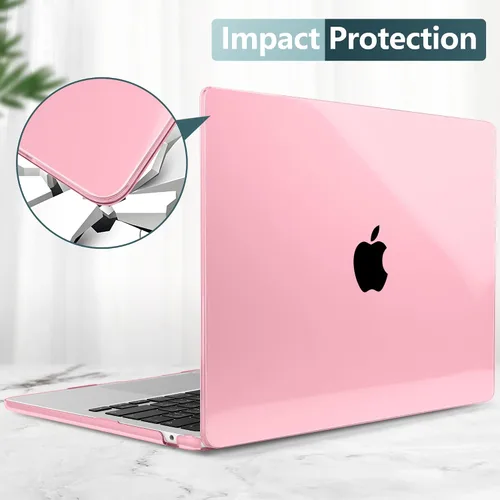 Vista 6 de TWOLSKOO Funda compatible con M4 MacBook Air de 15 pulgadas versión 2025-2023 M4 A3241 M3 A3114 M2 A2941, carcasa rígida de plástico, protector