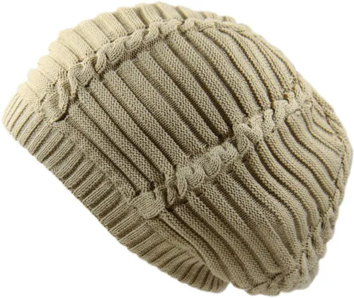 Vista 21 de RW Gorro de punto acanalado clásico Rasta 100% algodón