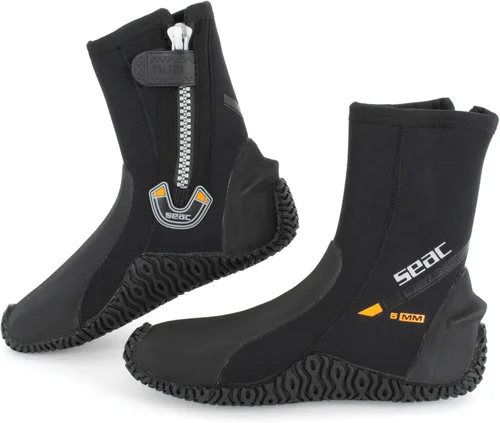 Vista 6 de SEAC Basic HD, 3 & 5 mm Neoprene Diving Boots with Side Zip and semi-Rigid Sole