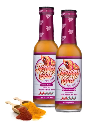 Vista 10 de Jersey Girl Hot Sauce Co Scorchin' - Salsa picante sin sal ni sodio, 5 onzas, salsa de pimienta Carolina Reaper & Dragon's Breath (paquete de 2)