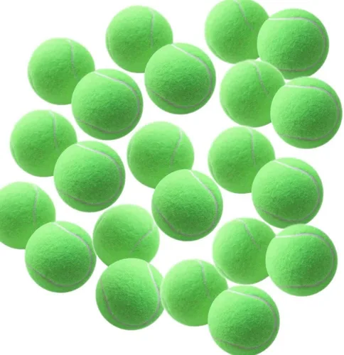 Vista 9 de Pelotas de tenis, paquete de 12/18/24/36 pelotas de tenis de tamaño estándar, pelotas de entrenamiento para adultos y niños, lecciones de práctica