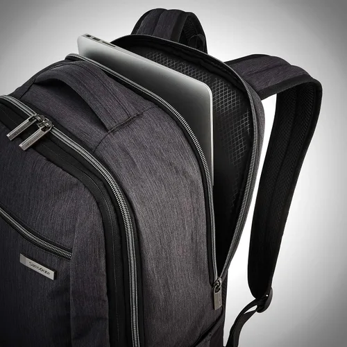 Vista 6 de Samsonite Mochila de viaje moderna, color carbón jaspeado, talla única