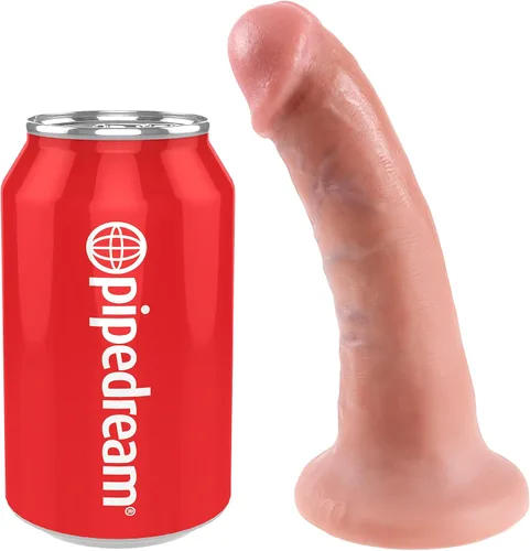 Vista 2 de Pipedream Productos Dildo King Coock, Flesh, 3000012502, 6 pulgadas, Piel, 1, 1
