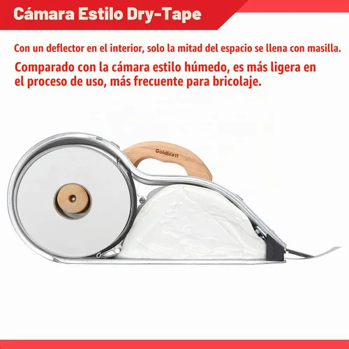 Vista 5 de Goldblatt Herramientas de cinta de banjo para paneles de yeso con cuchillo