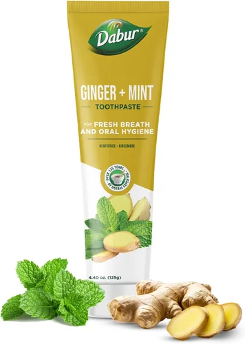 Vista 12 de Dabur Pasta de Dientes Herbal - Cuidado Bucal con Fórmula Completamente Natural y Sin Flúor y Pasta de Dientes Saludable Bliss - Brillo Infundido