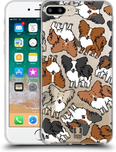 Vista 44 de Head Case Designs Airedale Terrier - Funda de gel suave con 4 patrones de razas de perro [protección de grado militar] compatible con Apple iPhone 7
