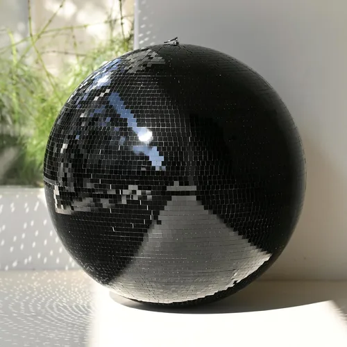 Vista 26 de Yescom Juego de 8 bolas de discoteca de 7/12/16/20/24 pulgadas, bolas de espejo surtidas, decoración de vidrio para colgar para fiestas de los años