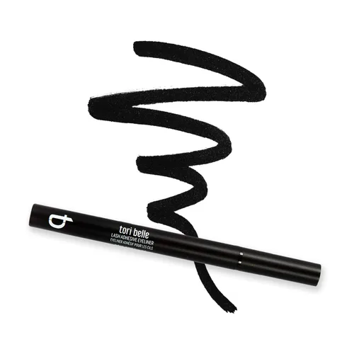 Vista 3 de XOXO Lash Adhesivo Delineador y Pestañas Falsas Paquete por Tori Belle (XOXO Lashes & Black Liner)