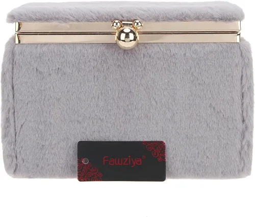 Vista 3 de Fawziya - Bolsos de embrague de piel linda para mujer bolsos de noche y embragues