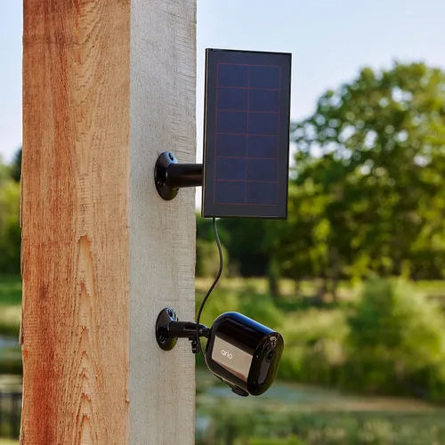 Vista 3 de Cargador de panel solar Arlo (lanzado en 2021) - Accesorio certificado - Funciona con cámaras Arlo Pro 5S 2K, Pro 4, Pro 3, Floodlight, Ultra 2