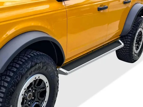 Vista 8 de APS Estribos de 5 pulgadas, color negro mate, compatibles con Ford Bronco 2021-2026 Sport Utility de 4 puertas, acero inoxidable
