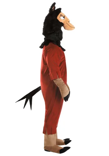 Vista 4 de Disfraz Kuzco Llama Disney El Emperador y sus Locuras Talla Plus para Hombre Multicolor