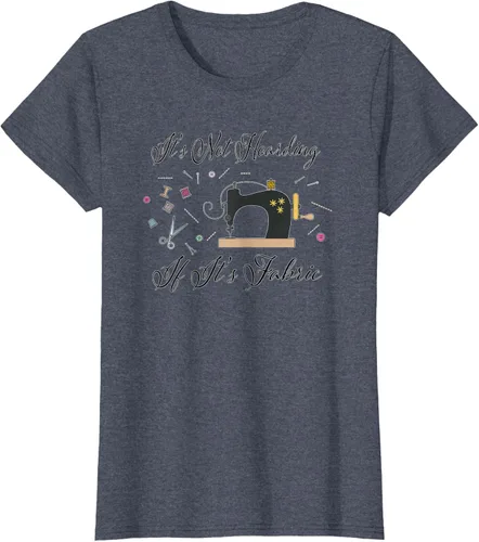 Vista 70 de It's Not Hoarding If Its - Camiseta de costura para acolchado, Blanco, S