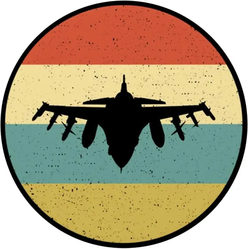 Vista 3 de Fighter Plane Vintage Retro Pilot Gift Idea Man PopSockets Swappable PopGrip