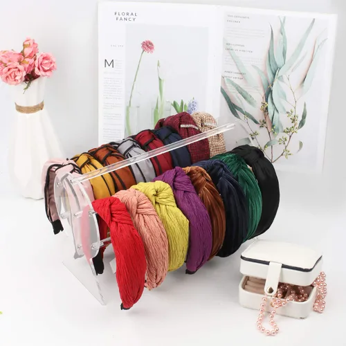 Vista 4 de OAOLEER Soporte para diadema, organizador de joyas transparente para adolescentes y mujeres, el organizador perfecto para exhibición de diademas