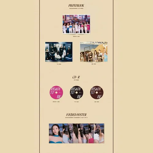 Vista 4 de TWICE - READY TO BE (TO Cover incl. Album + PreOrder Benefit)