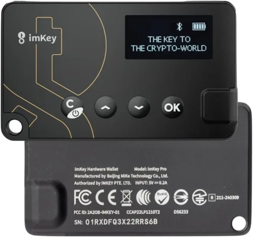 Vista 2 de imKey Pro Crypto Hardware Wallet Secure Cold Crypto Wallet con almacenamiento fuera de línea CC EAL6+ Seguro para activos digitales Bitcoin Ethereum