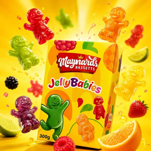 Vista 6 de Maynards Bassetts Jelly Babies - Caja de dulces (10.58 oz, 4 unidades)