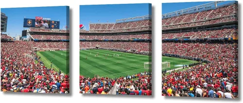 Vista 130 de Lincoln - Lienzo decorativo para pared, diseño de campo financiero de Filadelfia, paisaje de estadio de fútbol de Filadelfia, decoración de pared