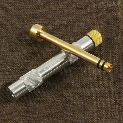 Vista 3 de PSKOOK Metal Fire Piston Educativo Campers/Supervivencia/Preppers Lección Científica