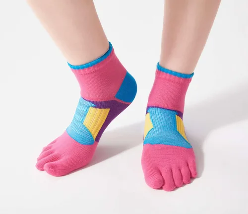 Vista 7 de HONOW Calcetines de algodón para correr de algodón para mujer (paquete de 56)