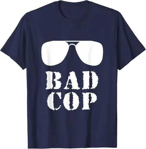 Vista 70 de Bad Cop Funny Police - Camiseta a juego para padre e hijo, Negro, S