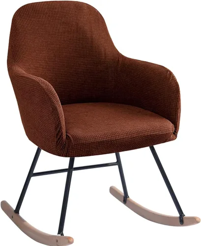 Vista 16 de Fundas elásticas para mecedoras con brazos y respaldo alto, para sala de estar, muebles del hogar, dormitorio, relajación, protector de silla