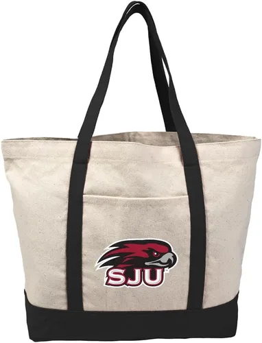 Vista 349 de Campus Lab Bolsa de lona con logotipo primario colegiado con bolsillo externo, bolsa de hombro reutilizable para ir de compras, playa Águilas A&m