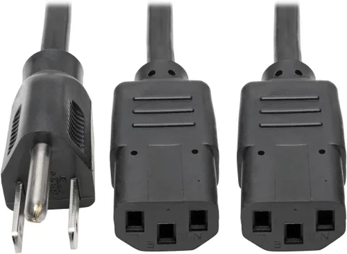 Vista 8 de Tripp, cable de alimentación estándar para computadora 10A, 18AWG .1 Negro