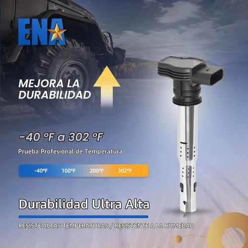 Vista 3 de ENA Juego de 5 bobinas de encendido 2005 2006 2007 2008 2009 2010 2011 2012 2013 2014 compatibles con Volkswagen VW Jetta Rabbit Beetle Passat Golf