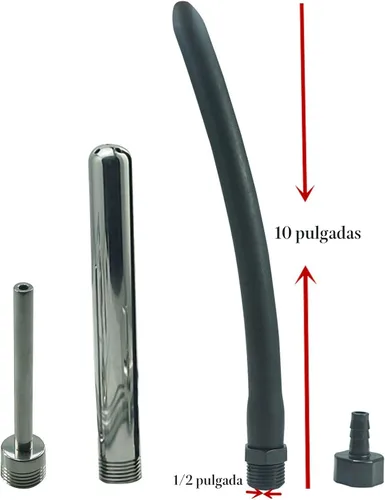Vista 2 de Sistema de enema de ducha con manguera de 79 pulgadas, desviador de 3 vías, ducha de ducha para hombres y mujeres, limpiador portátil, kit