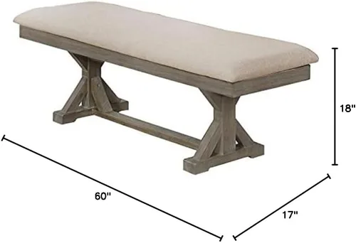 Vista 3 de Best Quality Furniture Banco de comedor (individual) beige